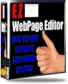 EZ Web page editor software